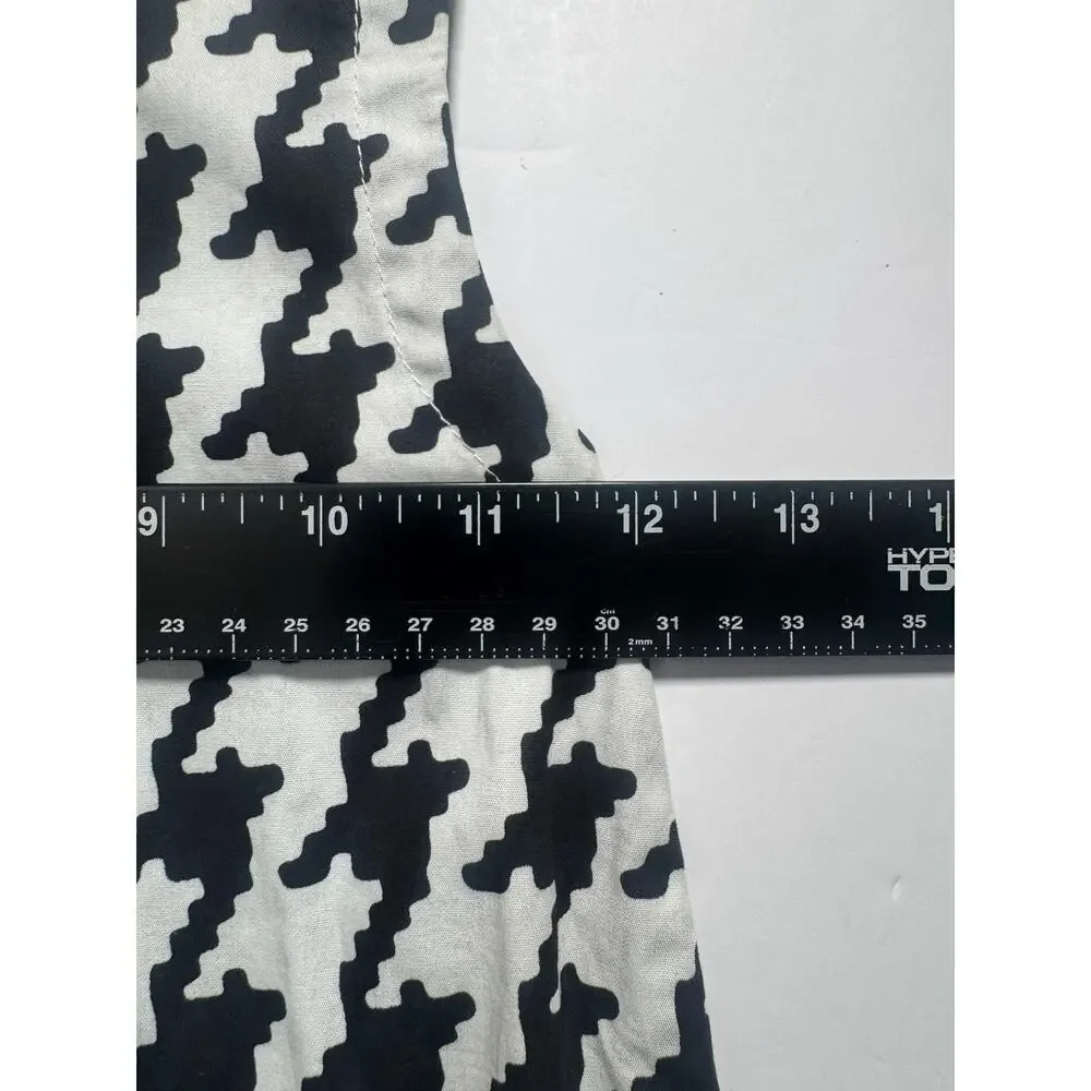 Frumpy Rumps Girls Dress 24M Black White Houndstooth Red Polka Dot Ruffle